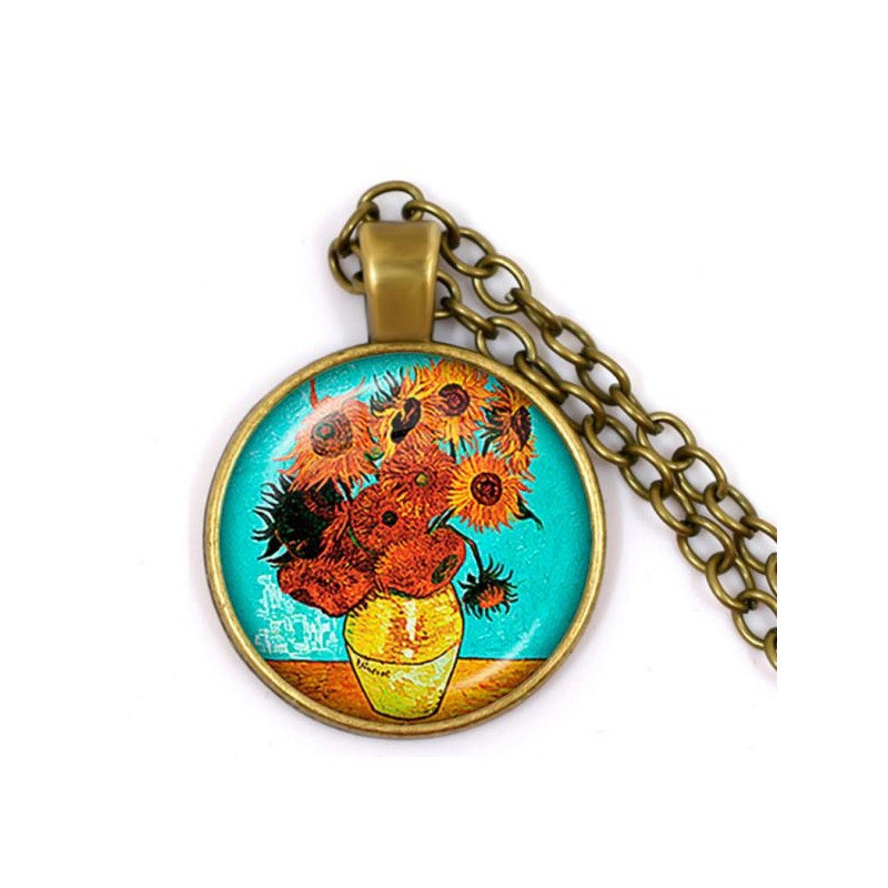 Collar van Gogh los Girasoles N1TTQ61